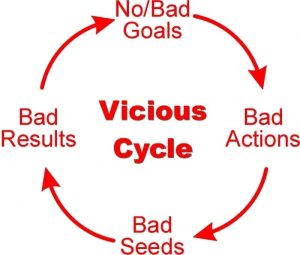 image of the vicious cycle of bad habits