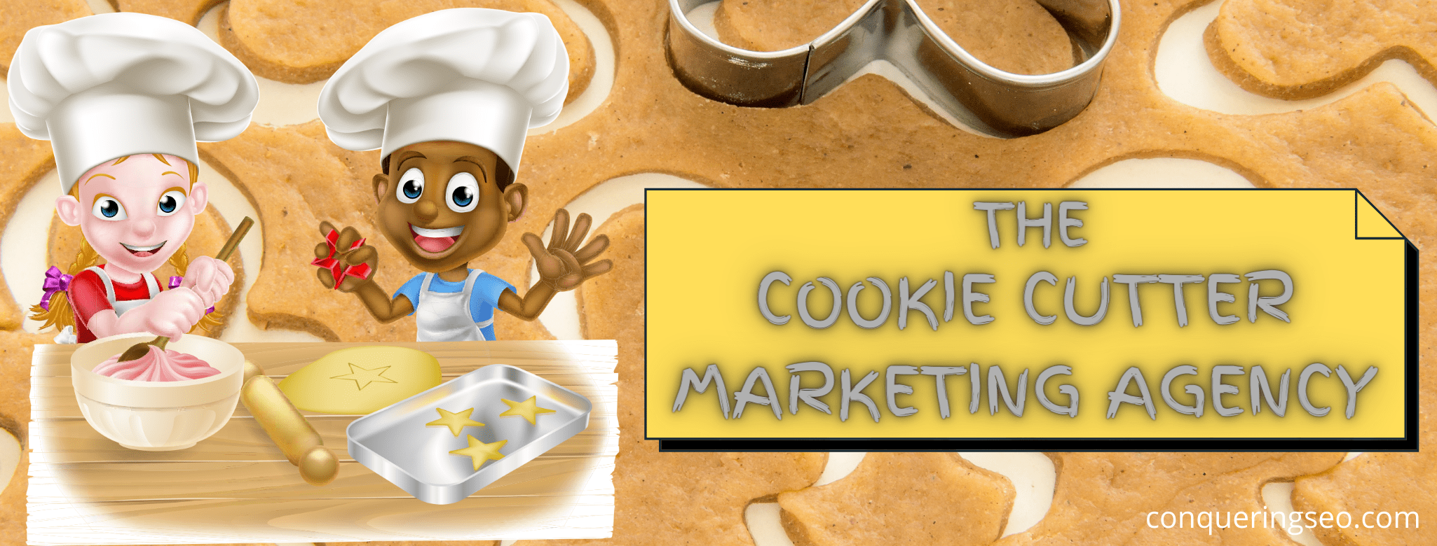 picture of the the cookie cutter marketing agency banner